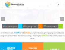 Tablet Screenshot of discoverycube.org